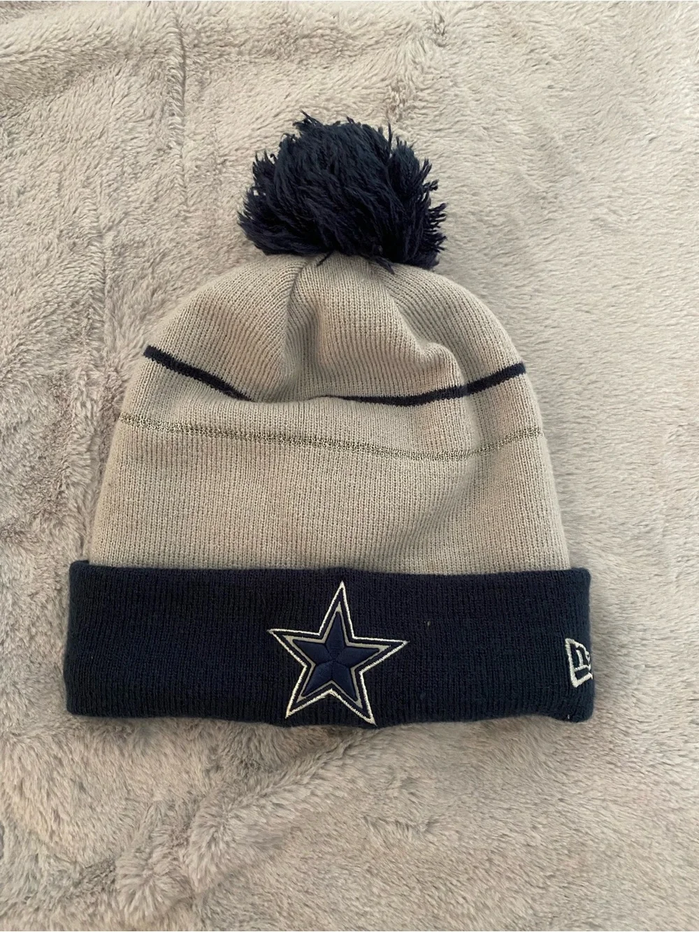 Dallas Cowboys Beanie in Gray & Navy